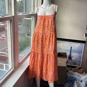 SOLID & STRIPED ADDISON EYELET DRESS SIZE S MSRP $268.00 NWT